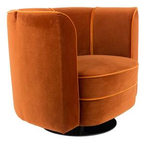 Poltrona arancione Flower - Dutchbone
