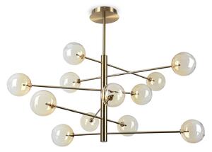 Lampada A Sospensione EQUINOXE 12 G4 2W Cromo Regolabile Ideal Lux