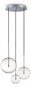 Lampada A Sospensione Equinoxe 3 Luci G4 Cromo Dimmerabile Ideal Lux
