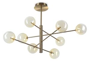 Lampadario Equinoxe 8 Luci G4 Cromo Finitura Cromo Regolabile Ideal Lux