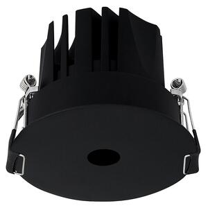 Faretto Ad Incasso Infinity Led 7W Luce Calda 3000K Nero Ideal Lux