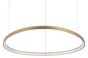 Lampada a Sospensione Gemini Led 78W 4000K Ottone Altezza Regolabile Ideal Lux