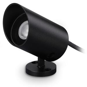 Proiettore Koala LED 7W Luce Calda 3000K Nero Metallo Ideal Lux