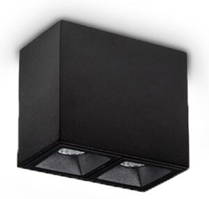 Plafoniera Lika LED 6W luce naturale 4000K nera Ideal Lux