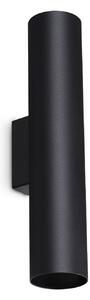Applique Look 2 Luci GU10 28W Nero Con Dimmer Esterno Ideal Lux