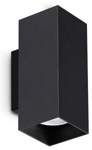Applique Collezione LOOK 2 Luci GU10 Finitura Nero Dimmerabile Ideal Lux