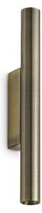 Applique Look 2 Luci Led 9W Luce Calda Ottone Dimmerabile Ideal Lux