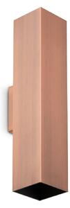 Applique Look 2 Luci GU10 Finitura Rame Dimmerabile 28W Ideal Lux