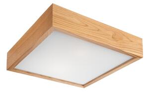 Plafoniera OAK SQUARE 2xE27/60W/230V quercia 37,5 cm