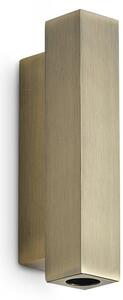 Applique Look 2 Luci LED 9W Luce Naturale 4000K Ottone Ideal Lux