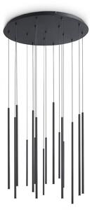 Lampada Da Terra Look LED 31W Luce Naturale Finitura Nera Ideal Lux