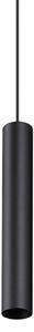 Lampada A Sospensione Look Nero Dimmerabile 28W Alluminio/Vetro Ideal Lux