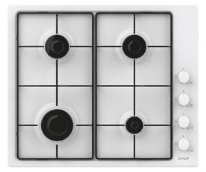 Candy CHW 6 LWW Serie Laterali Piano Cottura 4 Fuochi a Gas 60 cm colore Bianco