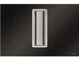 Silverline 3413.4.733.02 FLOW IN Piano Cottura Induzione 4 Fuochi 80 cm con Cappa Integrata colore Nero