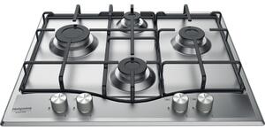 Hotpoint Ariston PCN 642 IX/HA Piano Cottura 4 Fuochi a Gas 60 cm colore Inox