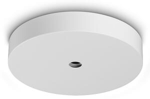 Plafoniera Collezione MAPA Bianca D22 Cm Altezza 4.5 Cm Ideal Lux