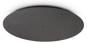 Sospensione Collezione MAPA Luce Calda 15W Nero Alluminio/Vetro Ideal Lux