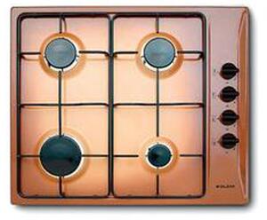 Glem Gas Piano cottura 4 Fuochi a gas da incasso Larghezza 60 cm colore Terra di Francia - GTL64TF