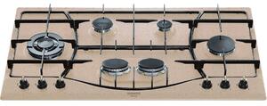 Hotpoint Ariston PHN 960MST (AV) R/HA Piano Cottura 90 cm a Gas 6 Fuochi (1 Bruciatore Tripla Corona) colore Avena