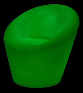 Poltrona Da Giardino 88x80x85cm In Polietilene Vanossi Happy Verde Fluo