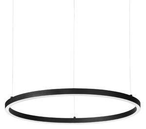 Lampada a Soffitto Oracle 29W Luce Calda 3000K Nero Altezza Regolabile Ideal Lux
