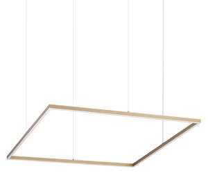 Lampada Ideal Lux Oracle 53W LED Naturale 4000K Ottone Altezza Regolabile