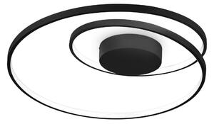 Plafoniera Collezione OZ LED 47W Luce Calda 3000K Nero Ideal Lux