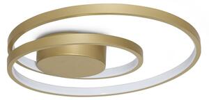 Plafoniera Collezione OZ LED 38W Luce Calda 3000K Ottone Dimmerabile Ideal Lux