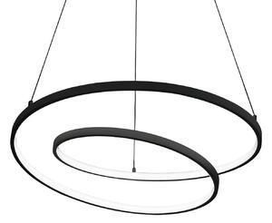 Lampada da Terra Collezione OZ LED 52W Luce Calda 3000K Nero Ideal Lux