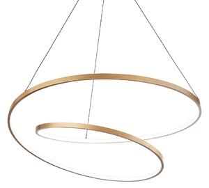 Applique collezione OZ LED 47W luce calda 3000K finitura ottone Ideal Lux