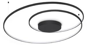 Lampada a soffitto Collezione OZ LED 75W Luce Calda 3000K Finitura Nero Ideal Lux