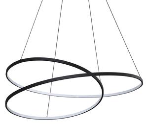 Lampada a sospensione Collezione OZ LED 75W luce calda 3000K finitura nera Ideal Lux