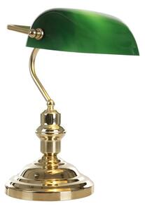 GLOBO 2491 - Lampada da tavolo ANTIQUE 1xE27/60W verde- oro