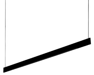 Lampada a sospensione Collezione STEEL LED 36W luce calda 3000K finitura nera Ideal Lux