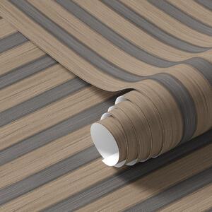 Carta da parati Lamelle verticali in legno e grigio con un ritmo, Parati geometrica classici, Parati geometrica a righe classici, a00992 : Uwalls.it