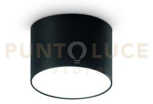 Boiler plafoniera led cct 3000+4000k 409lm 5w nero dimmerabile ip20