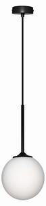 Lampada a sospensione a sfera GLASGOW - 1xE27, 40W, 15cm, nero