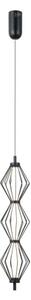 ITALUX PND-34403-3V-BK - Lampadario LED a sospensione con cavo SEVILLA LED/15W/230V 3000K nero