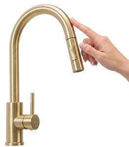 Rubinetto Da Cucina Rea Fresh Touch Oro Spazzolato