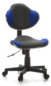 Hjh OFFICE sedia girevole per bambini KIDDY GTI-2 sedia da scrivania per bambini regolabile in altezza senza braccioli in tessuto