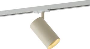 Faretto moderno beige per sistema a binario monofase GU10 70mm - Iconic Jeana Luxe