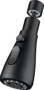 INF Bocchetta doccia girevole per rubinetto cucina Nero