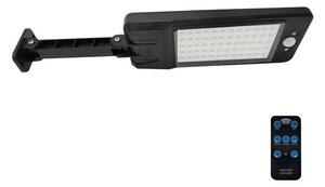 Lampione stradale solare LED dimmerabile con sensore LED/7W/7,4V + telecomando