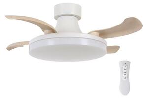 FANAWAY 210664 - Ventilatore LED dimmerabile ORBIT LED/25W/230V beige/bianco + TC