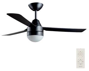 BAYSIDE 531018 - Ventilatore da soffitto MEGARA 2xE14/15W/230V nero + +TC