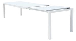 ALASKA - set tavolo in alluminio cm 214/280 x 100 x 75,5 h con 6 sedute