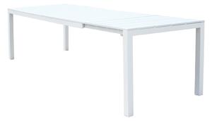 ALASKA - set tavolo in alluminio cm 214/280 x 100 x 75,5 h con 8 sedute