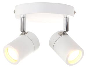 Mexlite - faretto - Upround LED - bianco - metallo - Ø 24cm - GU10 - 2487W