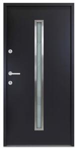 Porta Ingresso in Alluminio Antracite 110x207,5 cm