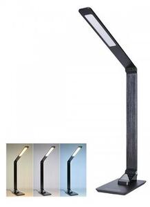 Solight WO59-B - Lampada da tavolo LED dimmerabile con display LED/8W/230V nero